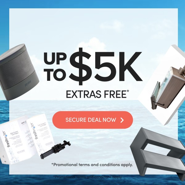 Up to $5k deals banner | HotSpring Spas