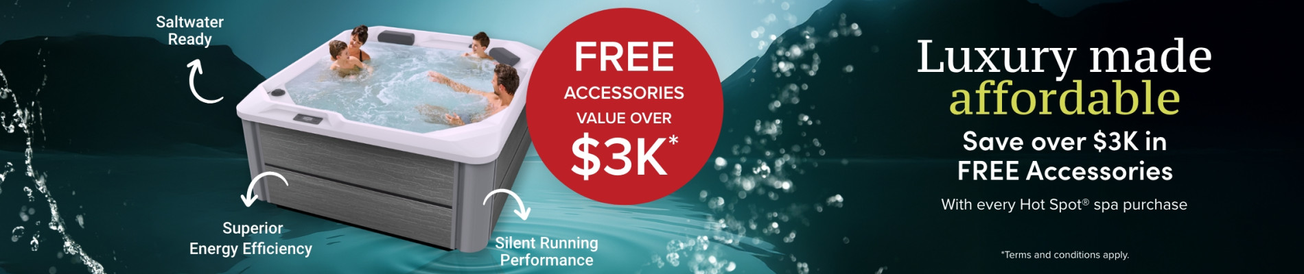The SX 3 Person Spa Pool | HotSpring Spas
