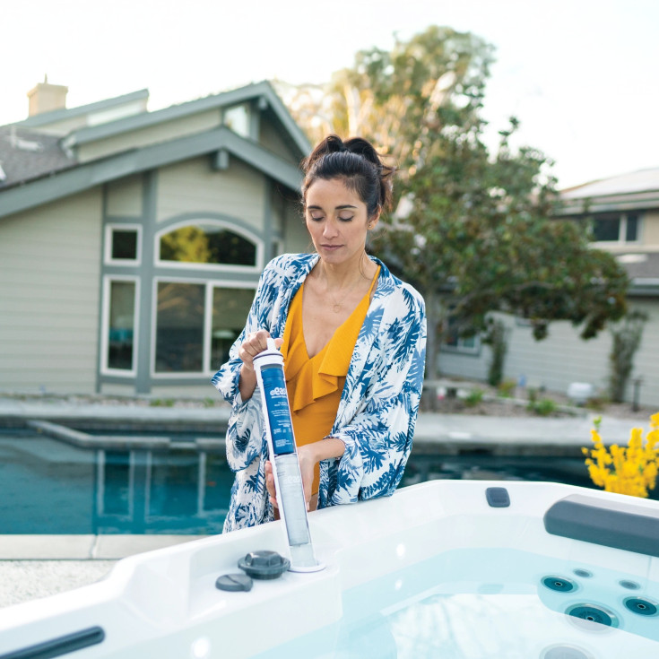 75% less chlorine, all the sanitation